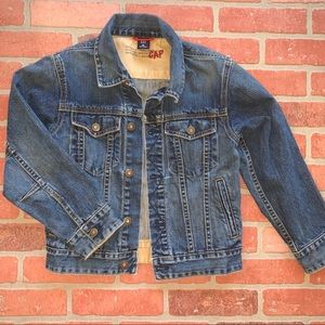 Gap kids boys size 8 denim jacket coat